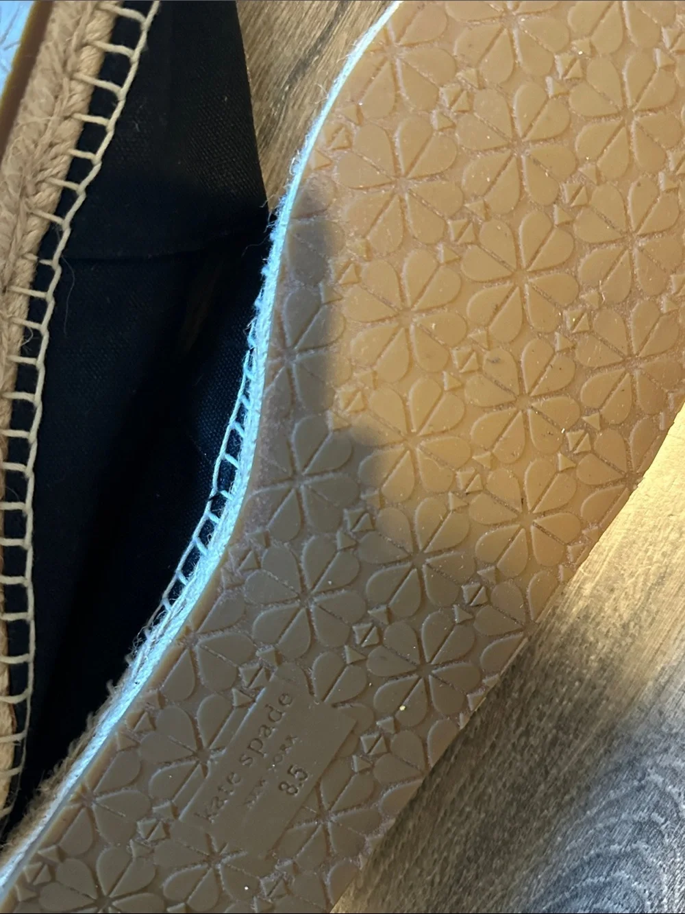 Kate Spade New York Doubles espadrille flats.